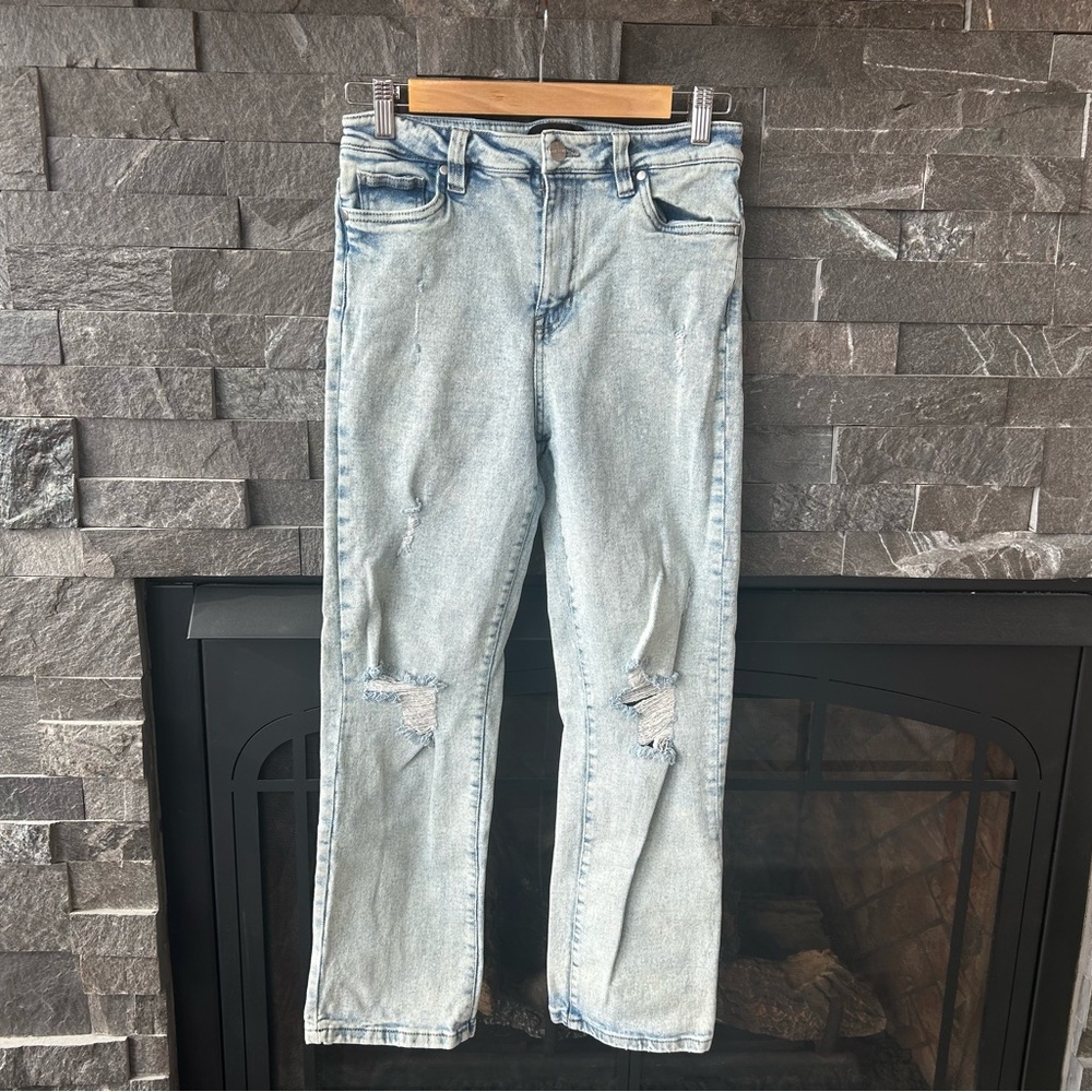 Kendall & Kylie Light Blue Straight Leg Jeans